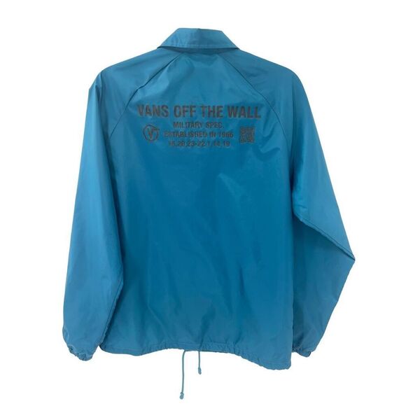 Vans Off The Wall Coach Jacket Blue Men’s size small - Picture 2 of 12